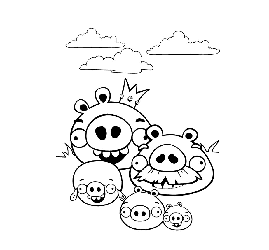 ระบายสี ลูกหมูตัวร้าย