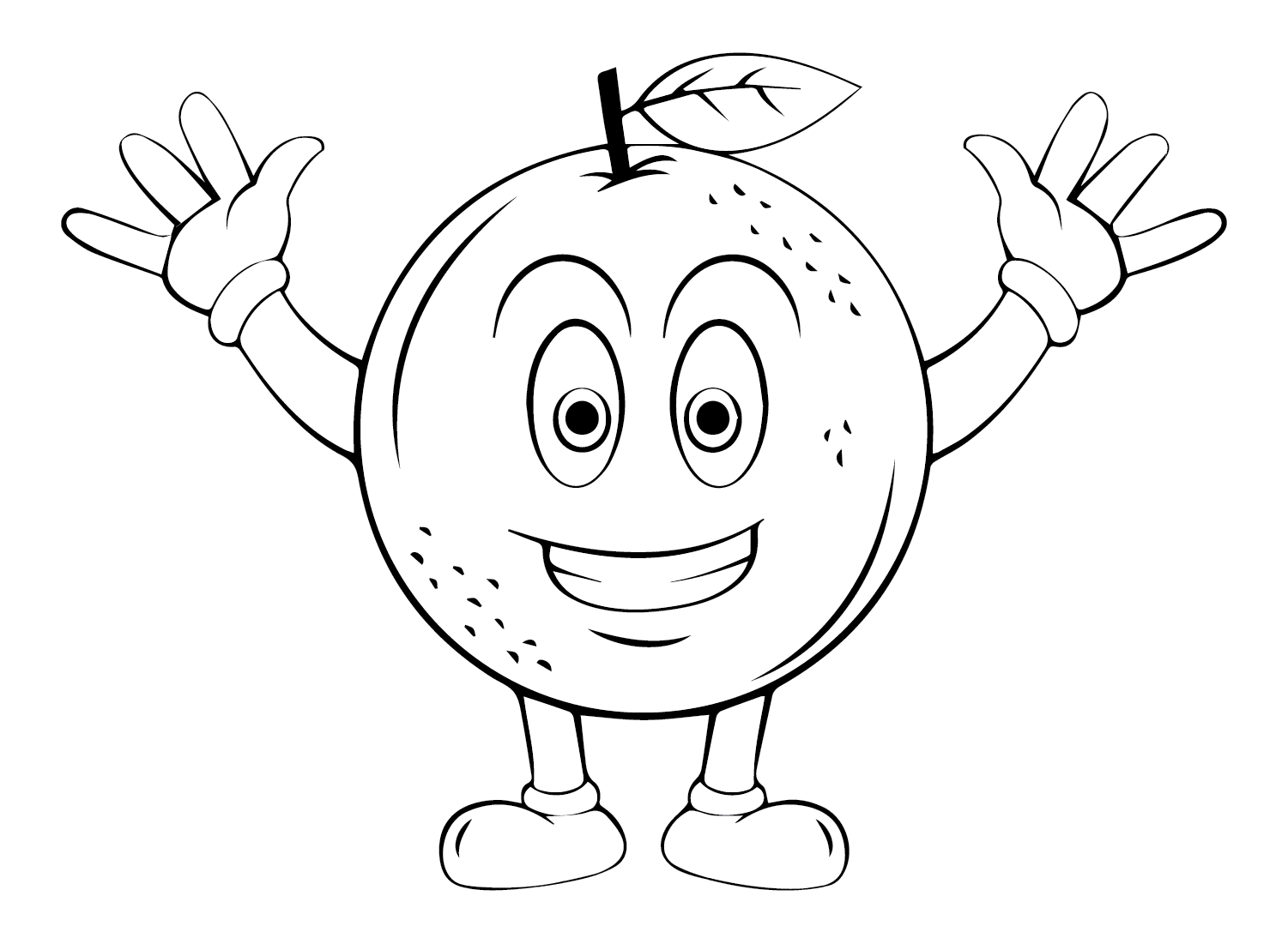 ระบายสี มาสคอตส้ม