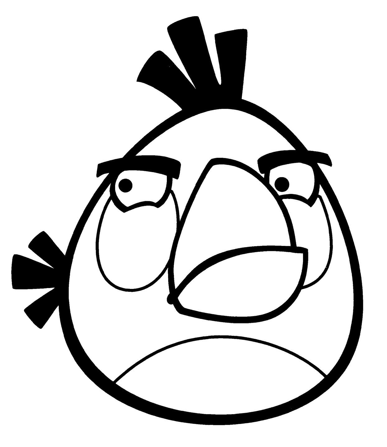 ระบายสี มาทิลดา นกสีขาว