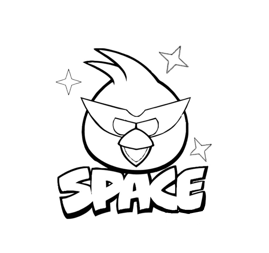 ระบายสี นกในอวกาศ