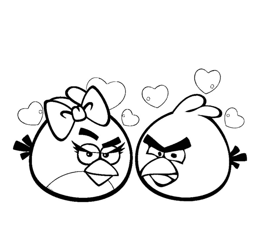 ระบายสี นกโรแมนติก