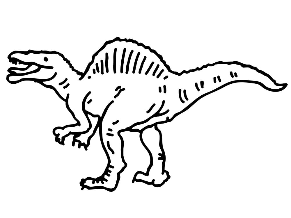 ระบายสี สไปโนซอรัส