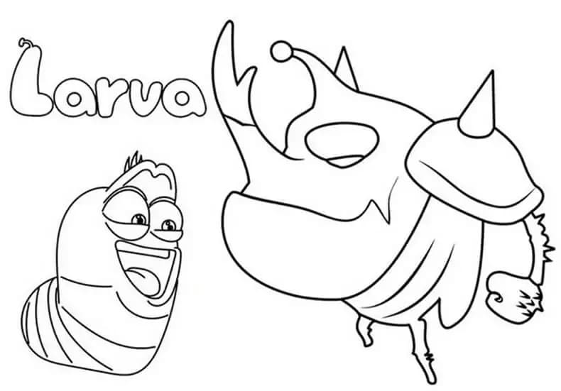 ระบายสี สีแดงและสีดำ