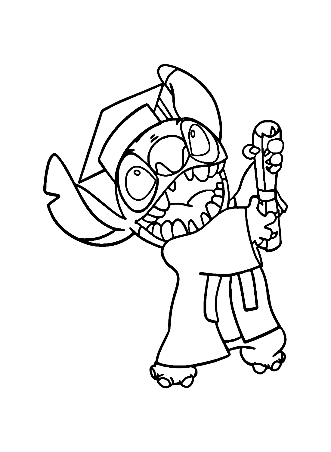 ระบายสี สติทซ์ ตลก