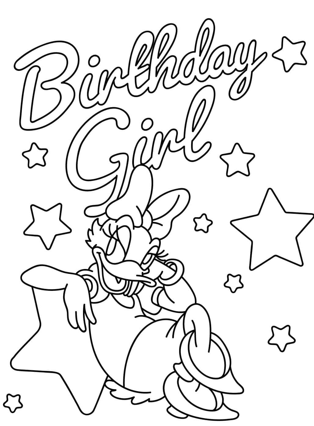 ระบายสี สุขสันต์วันเกิดเดซี่ ดั๊ก