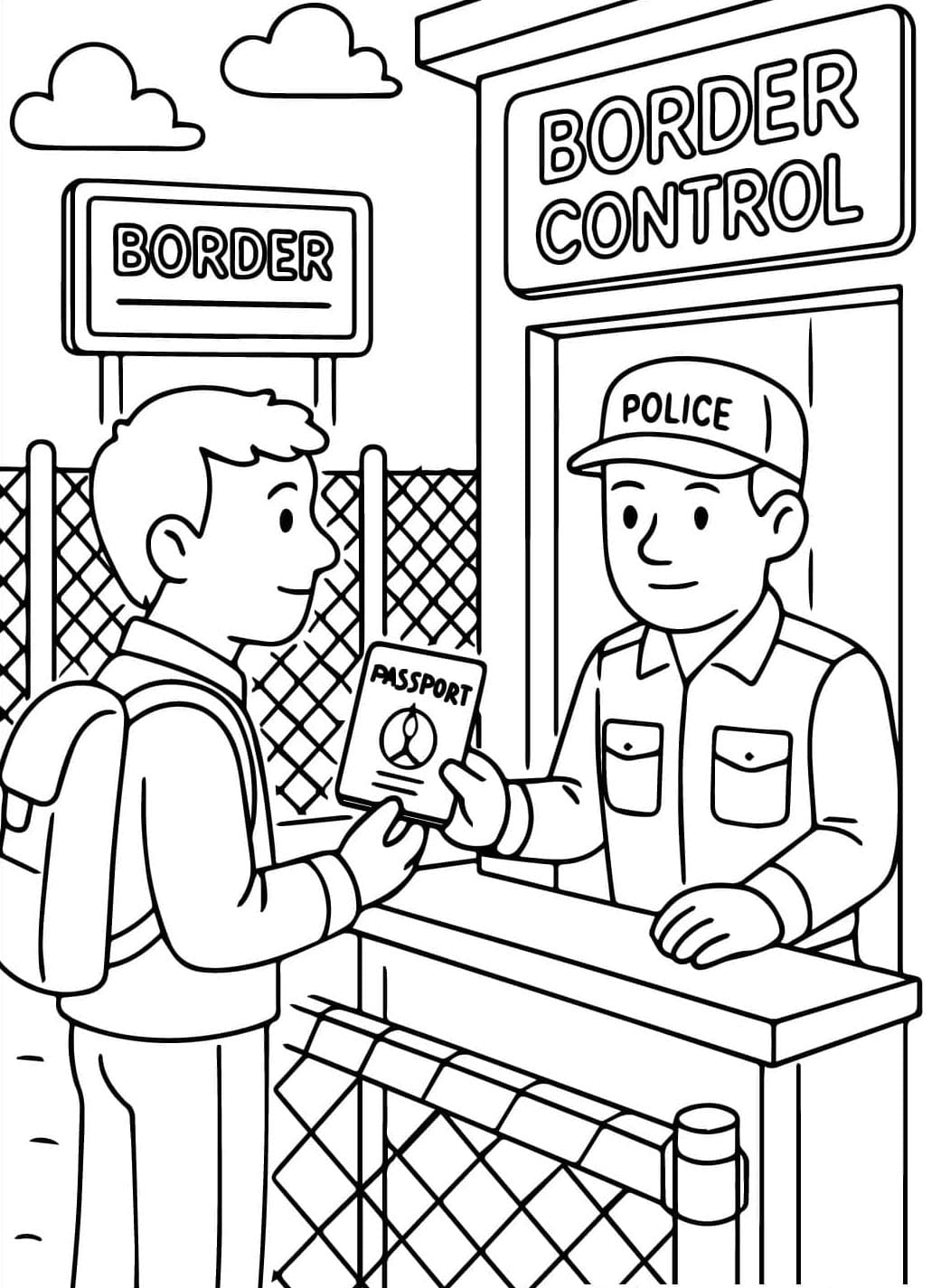 ระบายสี ตำรวจฟรีสำหรับเด็ก