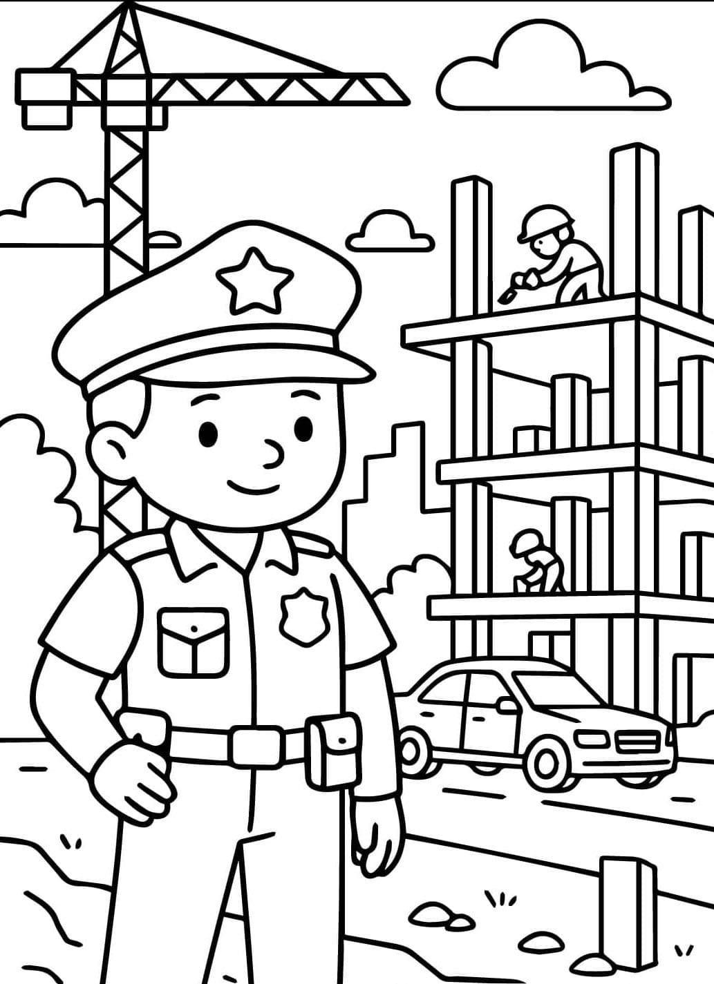 ระบายสี ตำรวจพิมพ์ฟรี