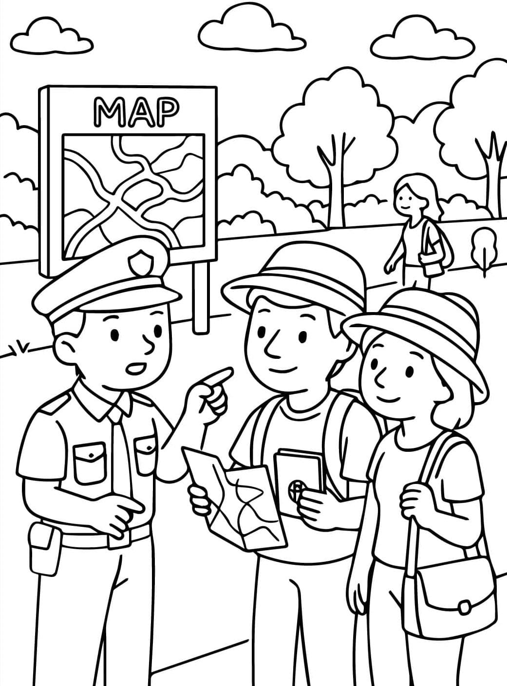 ระบายสี ตำรวจที่เป็นมิตร