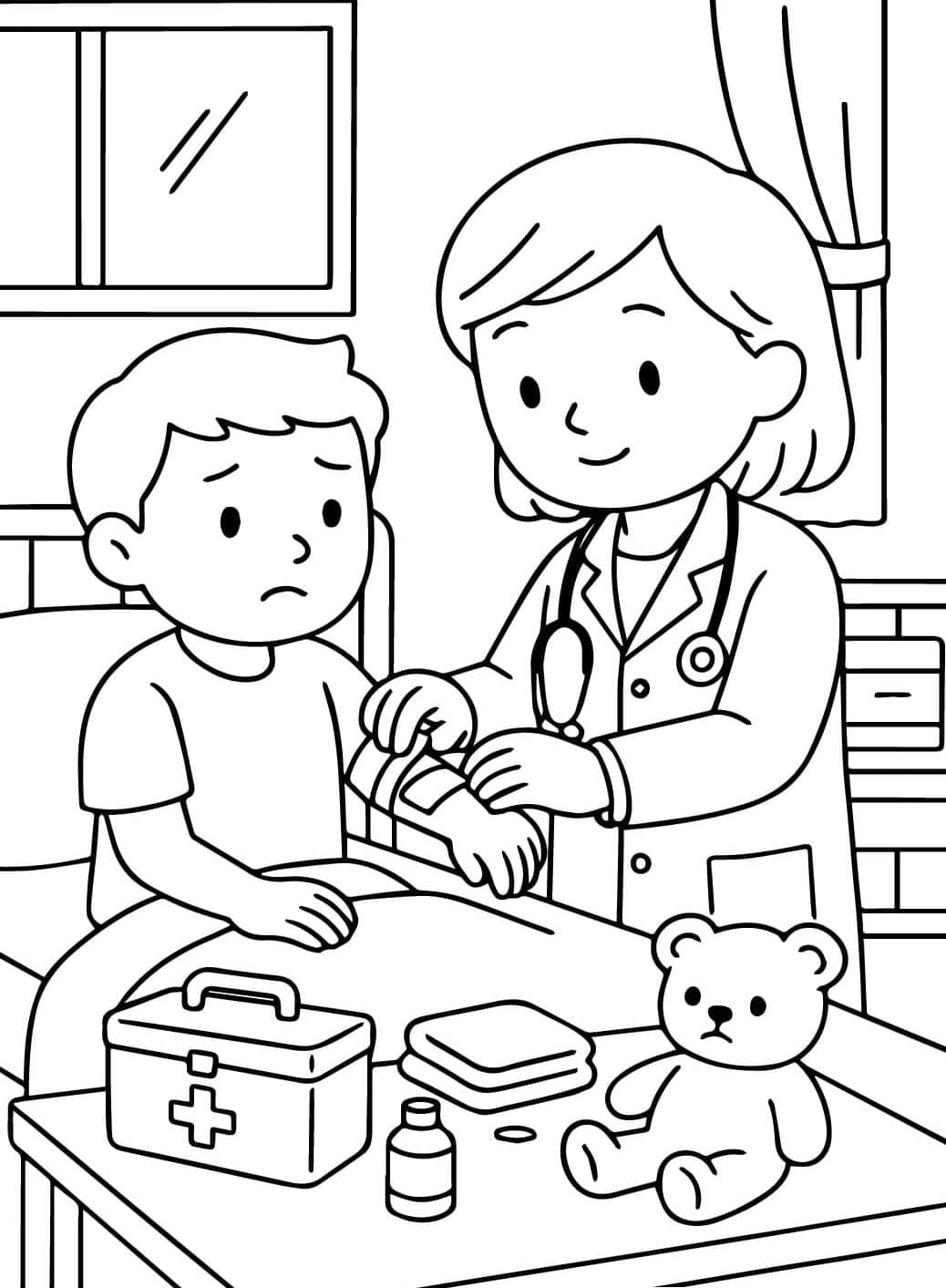 ระบายสี ทารกได้รับบาดเจ็บ