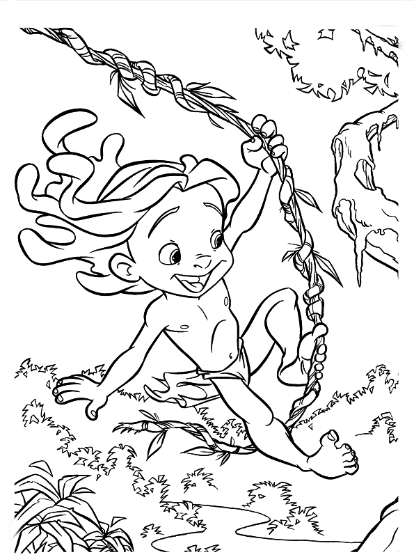 ระบายสี ทาร์ซานบอย