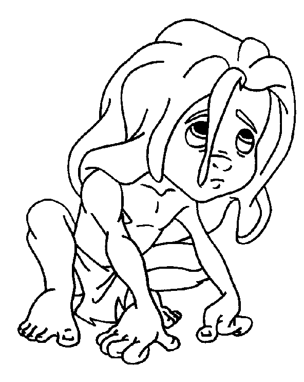 ระบายสี ทาร์ซานหนุ่ม