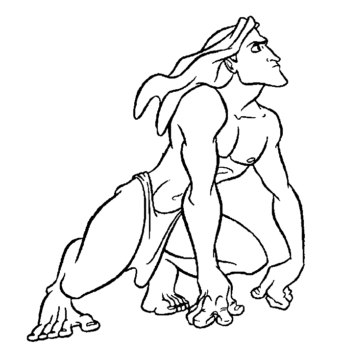 ระบายสี ทาร์ซานผู้แข็งแกร่ง