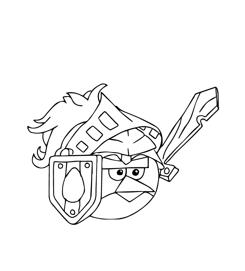 ระบายสี แองกรี้เบิร์ด ทหาร