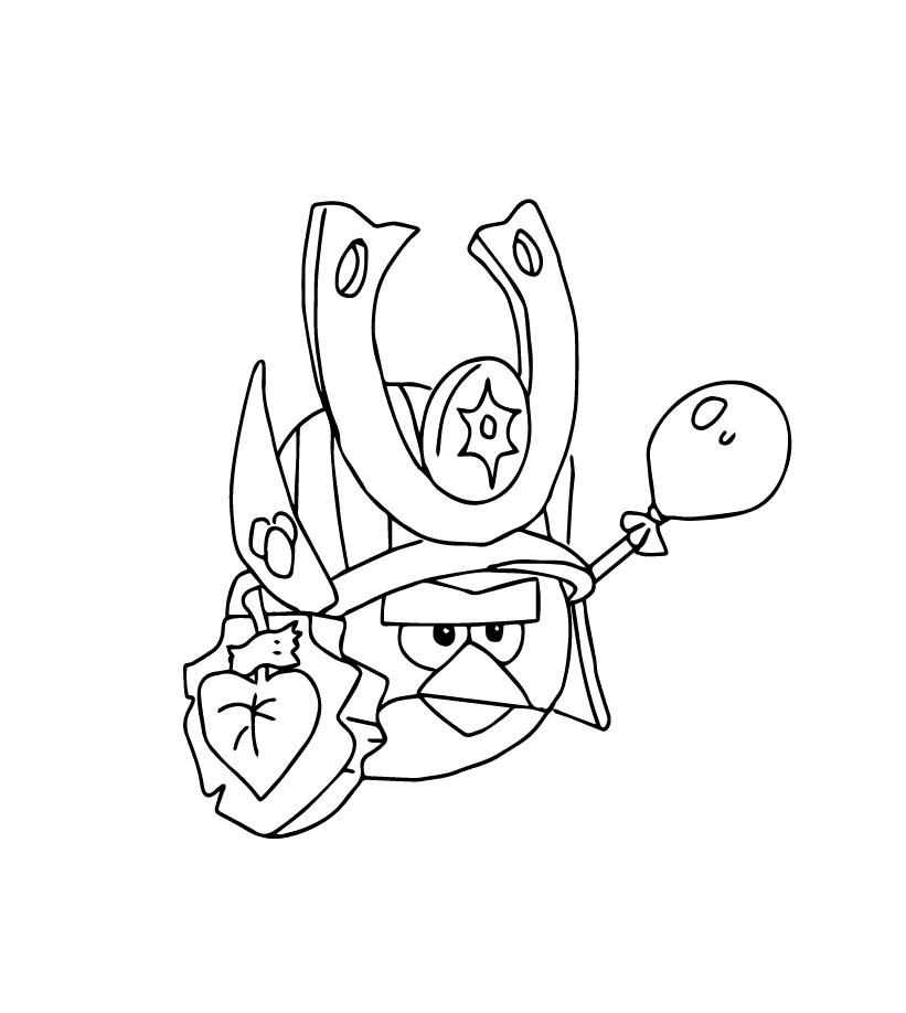 ระบายสี แองกรี้เบิร์ดส์ ทหารป่า