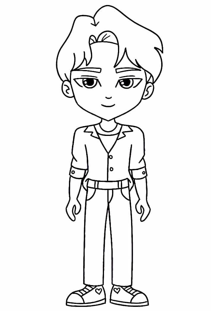 ระบายสี จินู เกิร์ลกรุ๊ปนักล่าปีศาจ