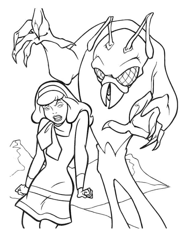 ระบายสี ดาฟนี่และมอนสเตอร์