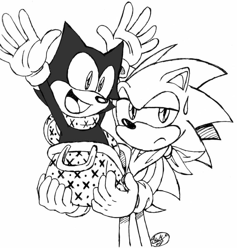 ระบายสี เฟลิกซ์และโซนิค