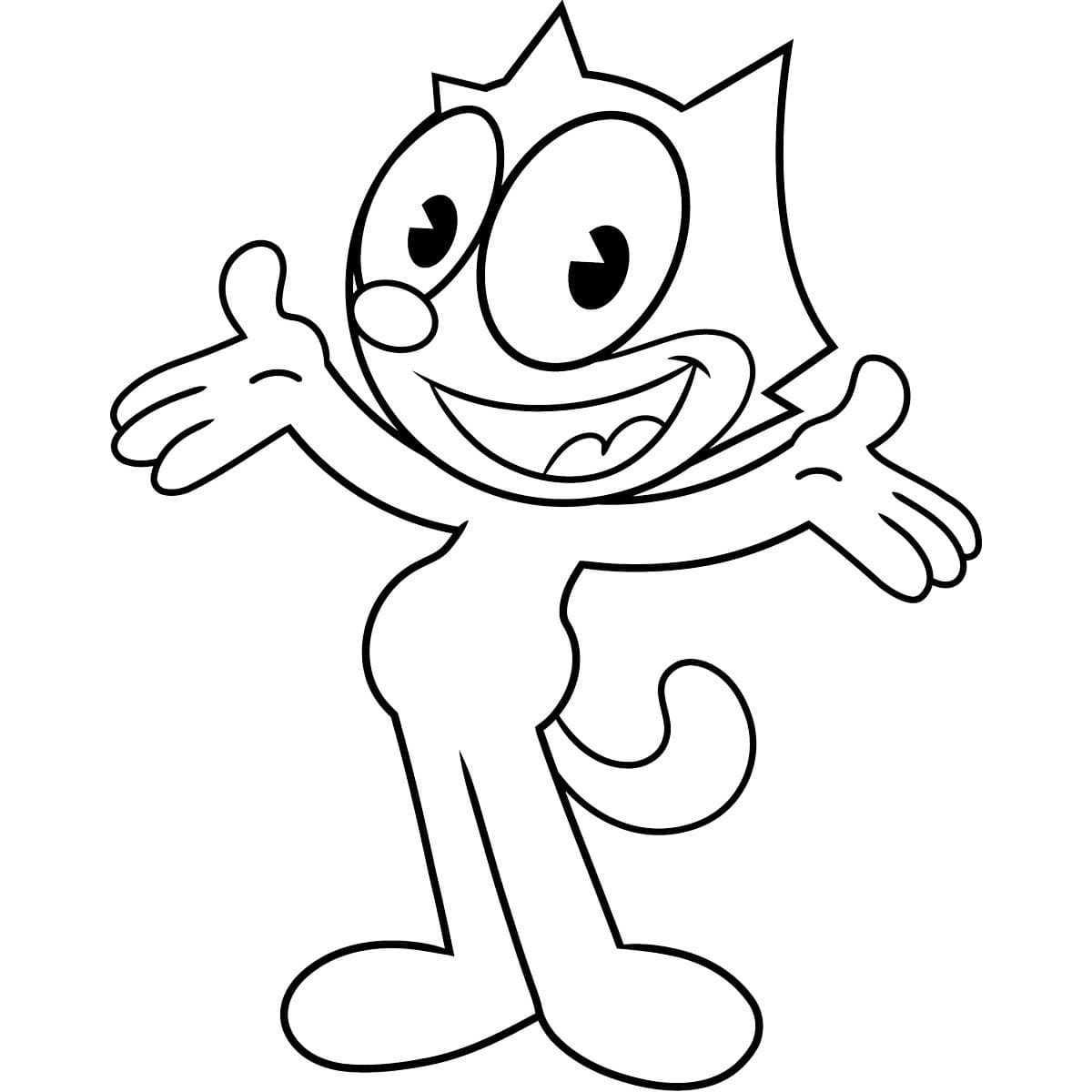 ระบายสี เฟลิกซ์มีความสุข