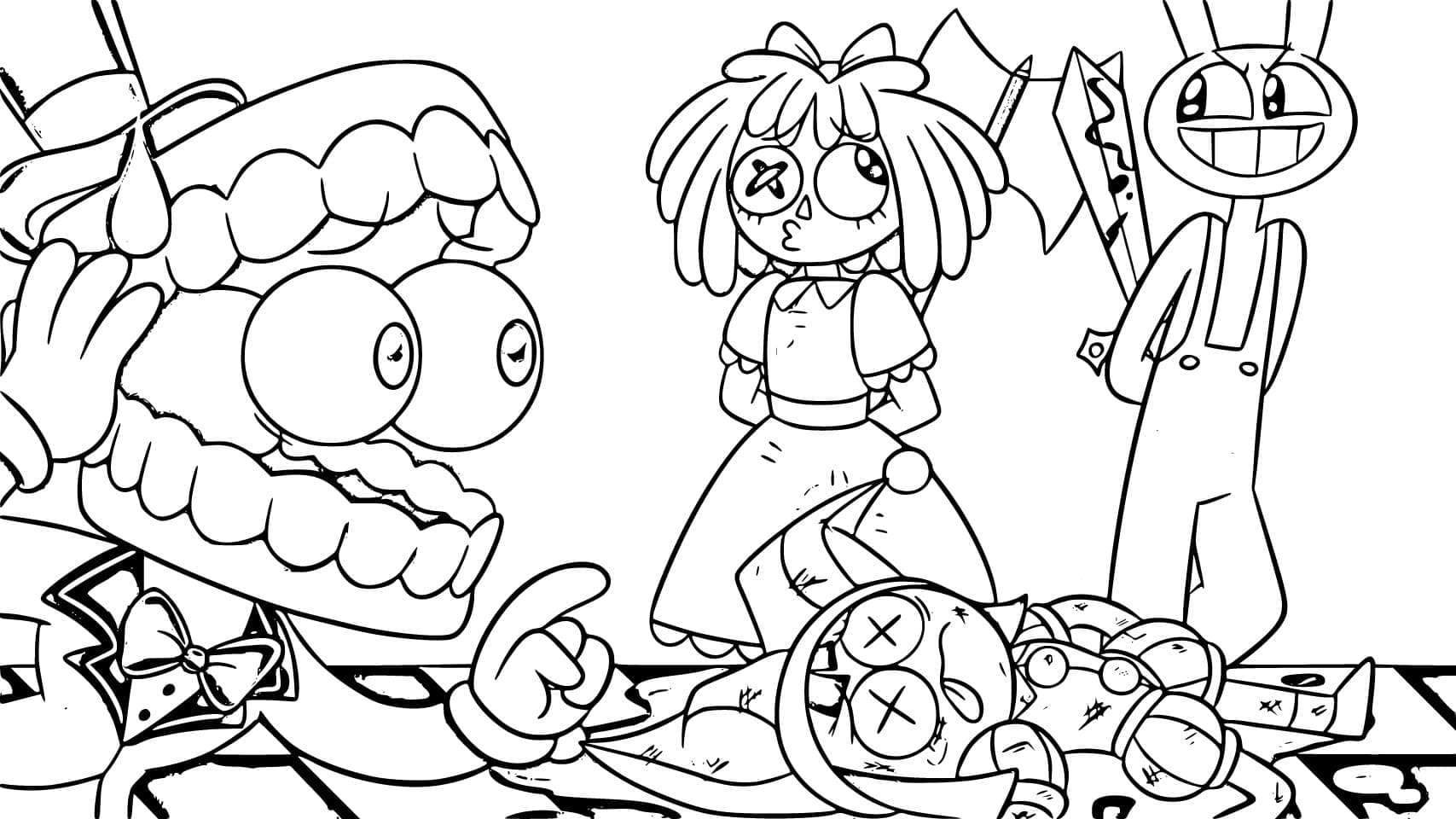 ระบายสี การ์ตูน มหัศจรรย์โรงละครดิจิตอล