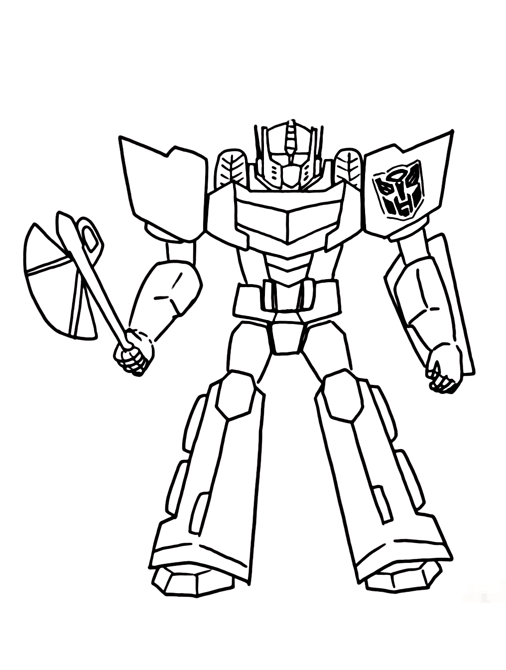 ระบายสี การ์ตูนออพติมัสไพรม์