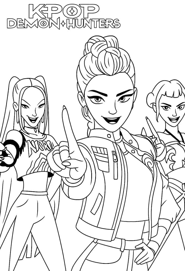 ระบายสี เกิร์ลกรุ๊ปนักล่านักล่าสุดเท่