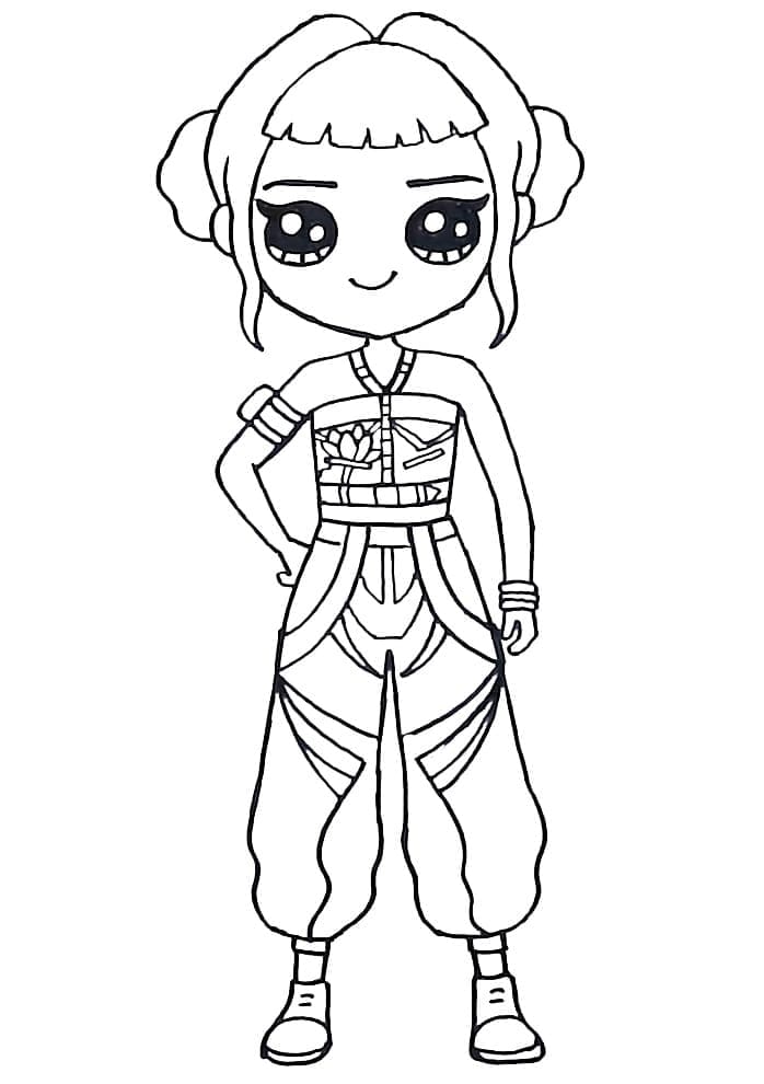 ระบายสี เกิร์ลกรุ๊ปนักล่าปีศาจ อักขระ