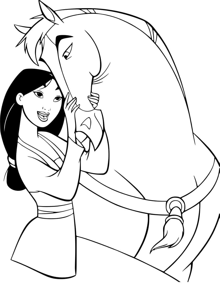 ระบายสี ข่านม้าที่รักมาก