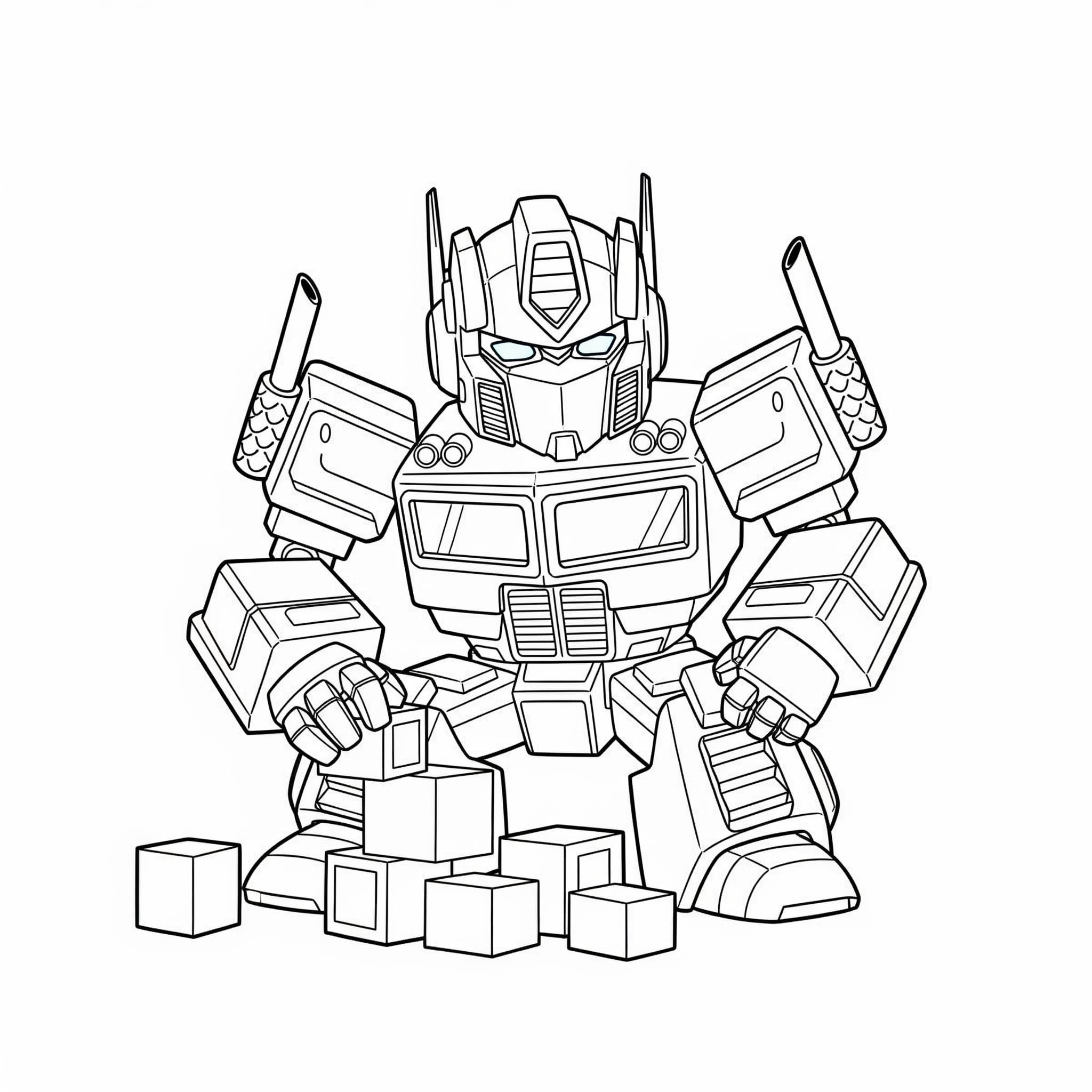 ระบายสี ของเล่นออพติมัสไพรม์