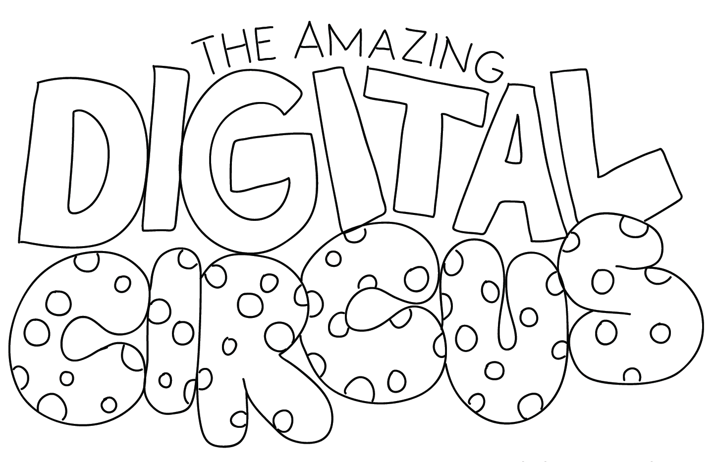 ระบายสี โลโก้ มหัศจรรย์โรงละครดิจิตอล