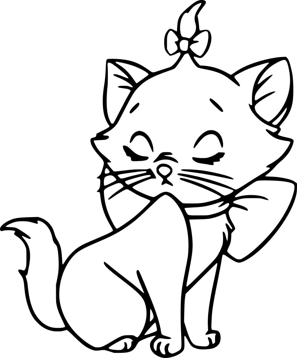 ระบายสี แมวมารีสุดน่ารัก