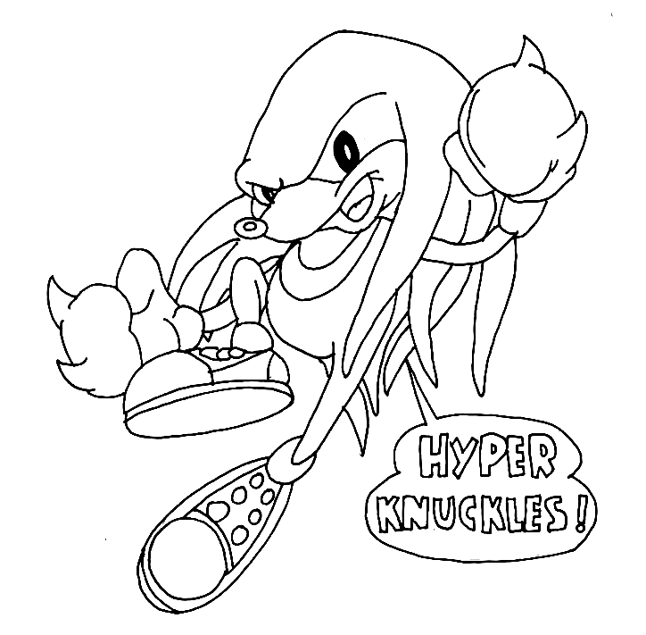 ระบายสี นัคเคิลส์ เดอะ อีคิดนา พิคเจอร์ส