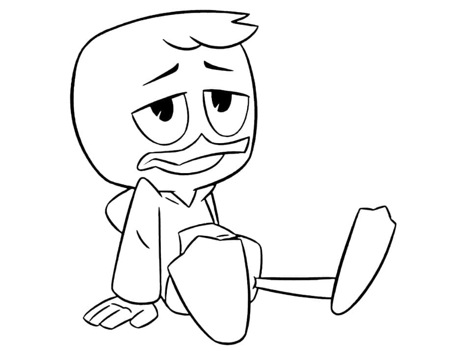 ระบายสี เป็ดเหนื่อยจาก ดั๊กเทลส์