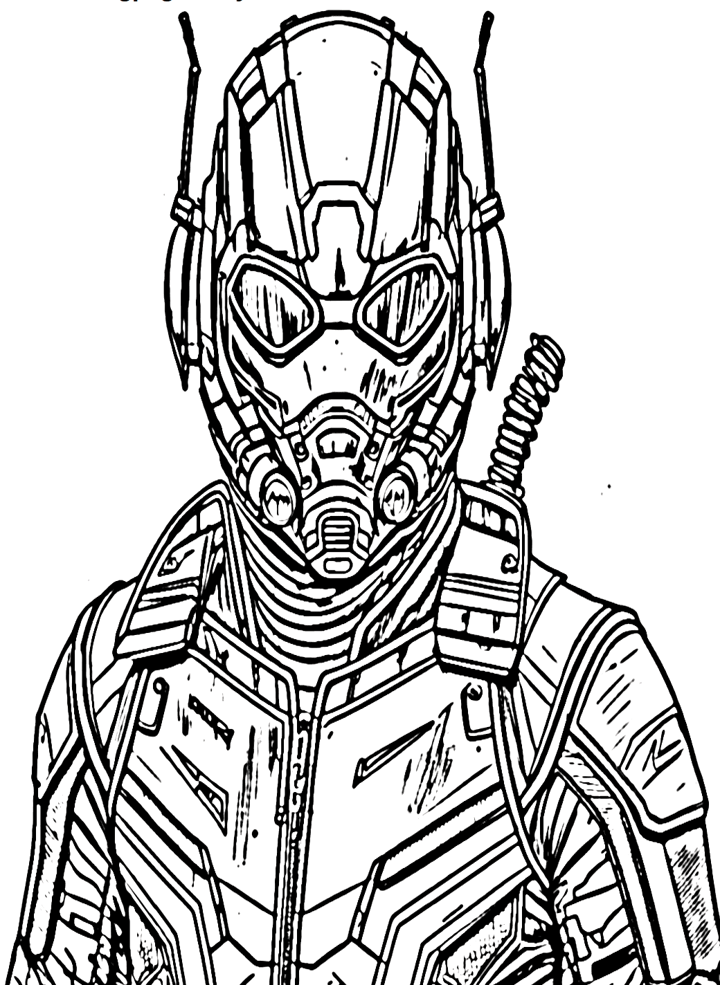 ระบายสี ภาพแอนท์แมน