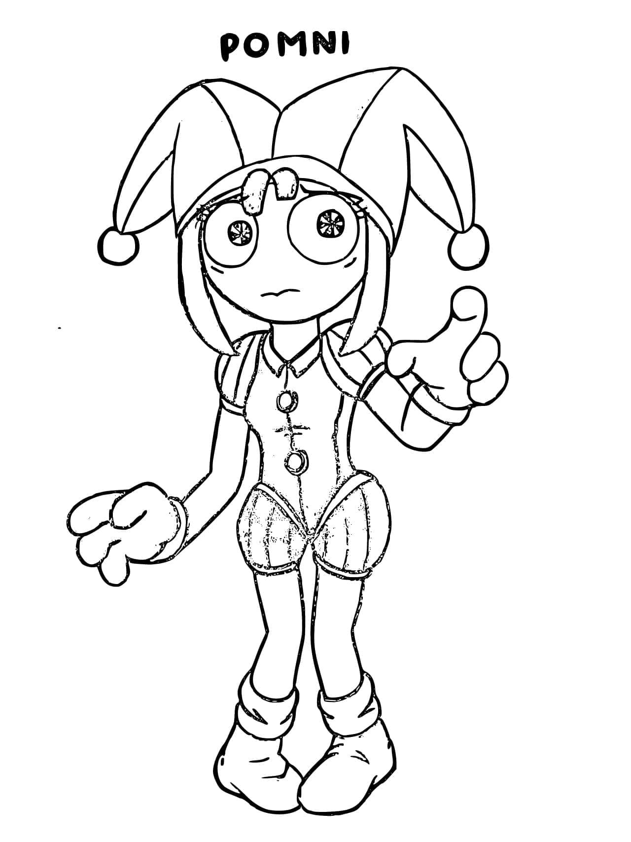 ระบายสี ปอมนี่เศร้า