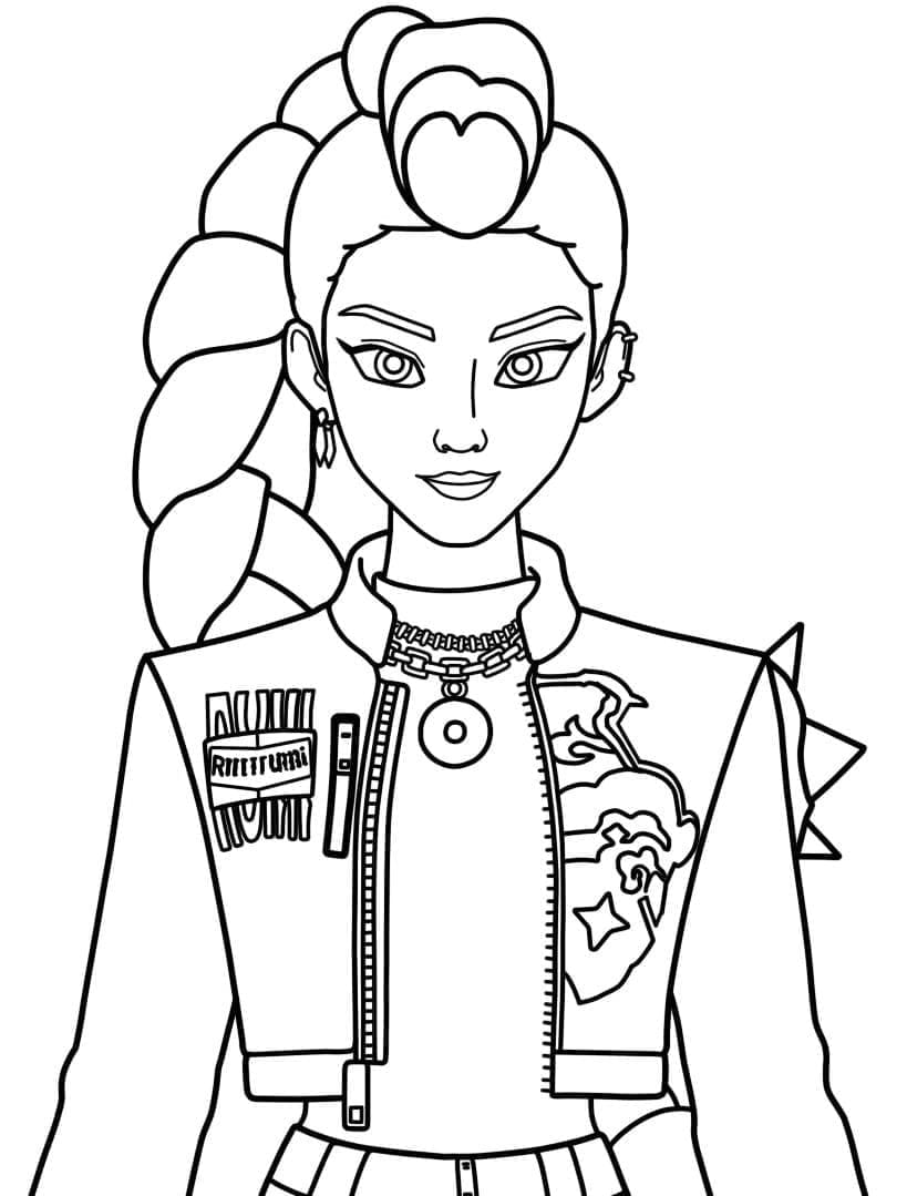 ระบายสี รูมี ใน เกิร์ลกรุ๊ปนักล่าปีศาจ