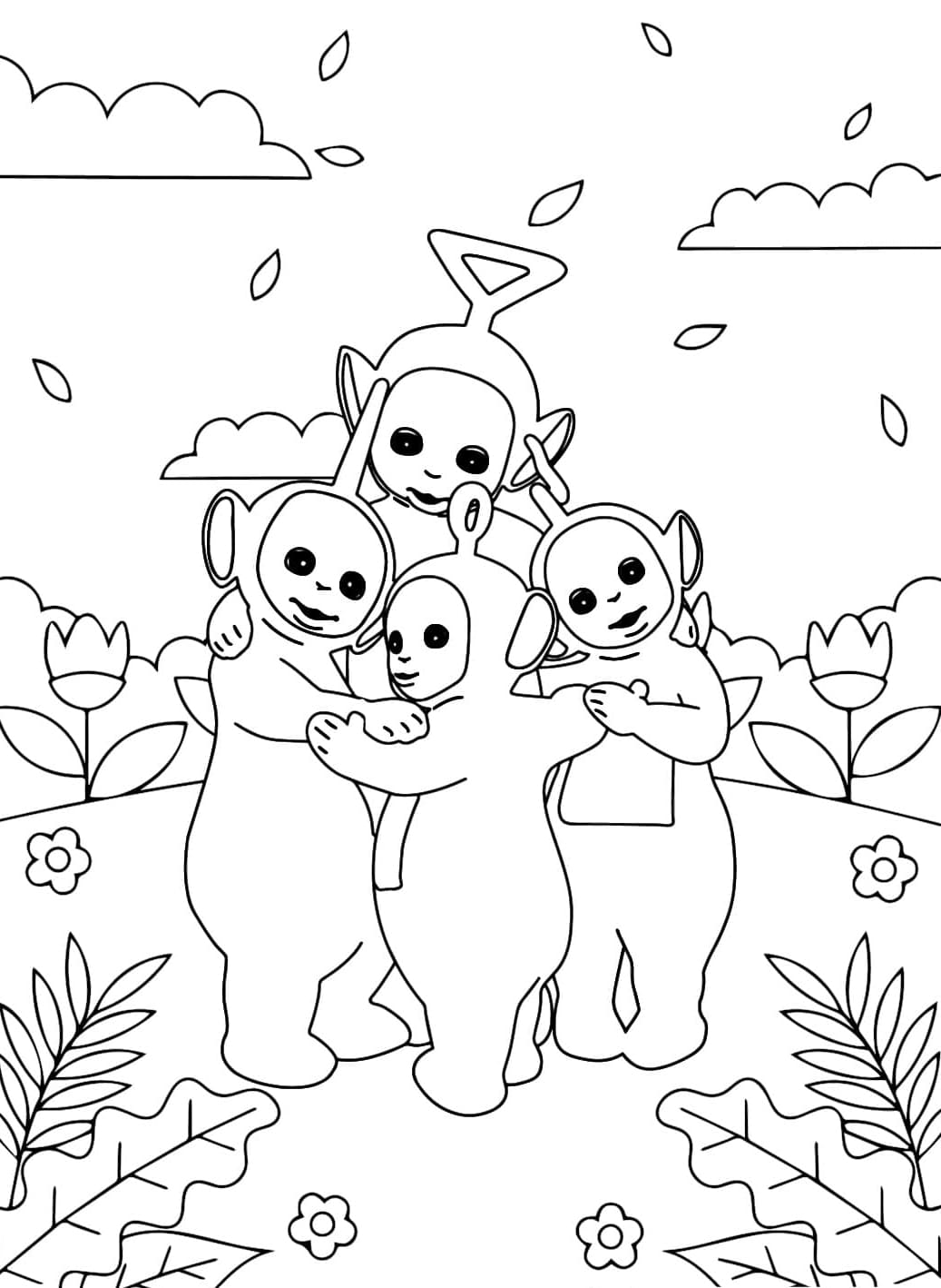 ระบายสี รูปภาพเทเลทับบี้ส์