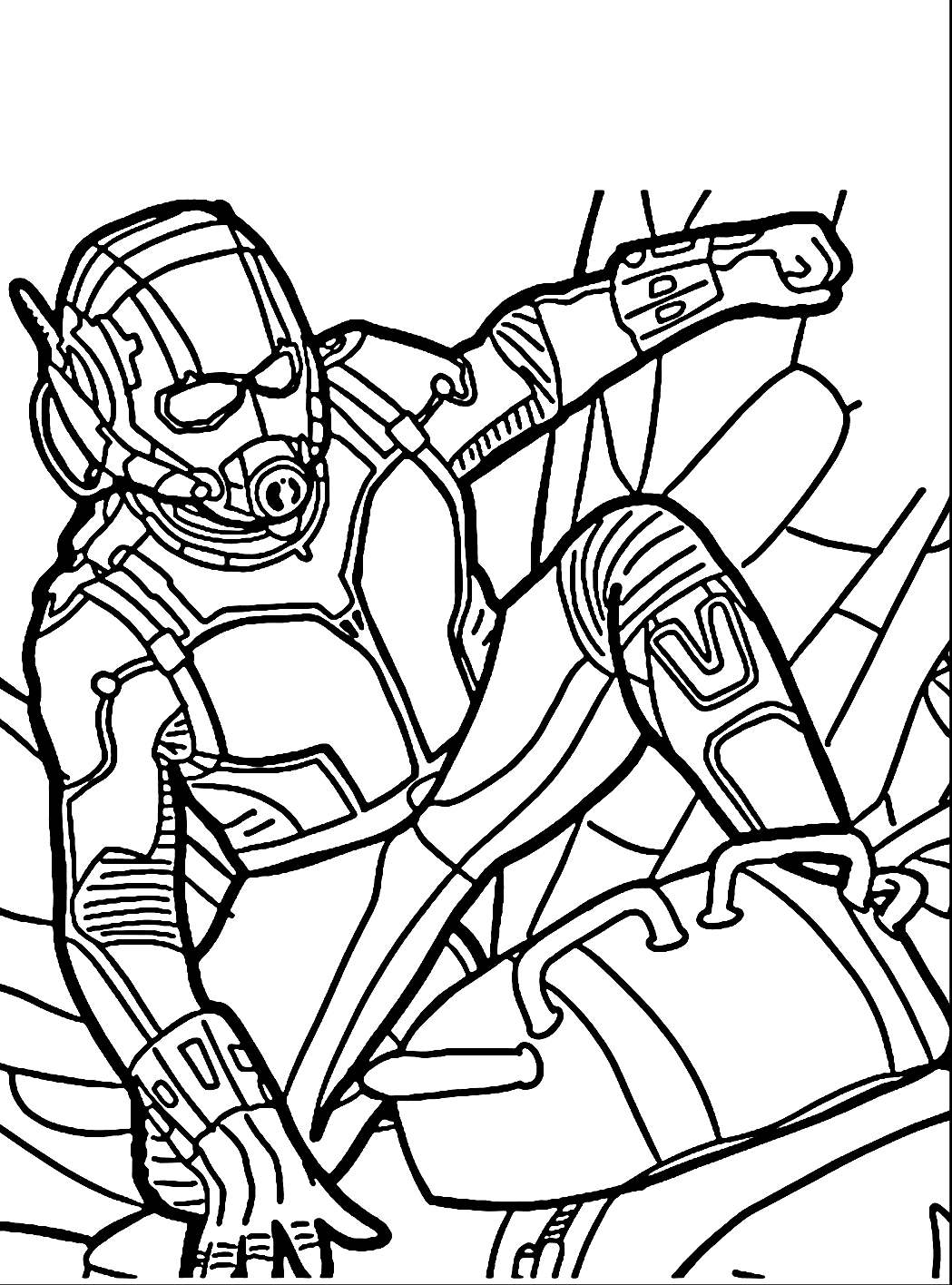 ระบายสี ซูเปอร์ฮีโร่แอนท์แมน