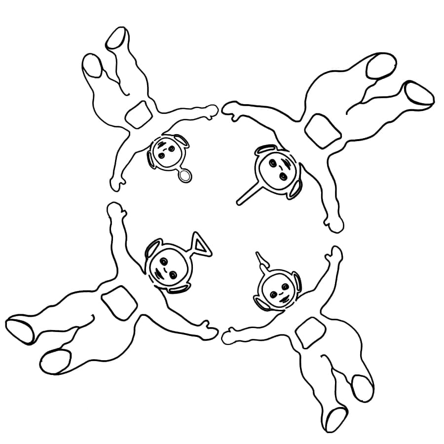 ระบายสี เทเลทับบี้ส์ ฟรี