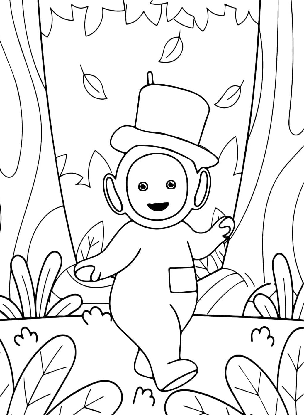 ระบายสี เทเลทับบี้ส์ ฟรีสำหรับเด็ก