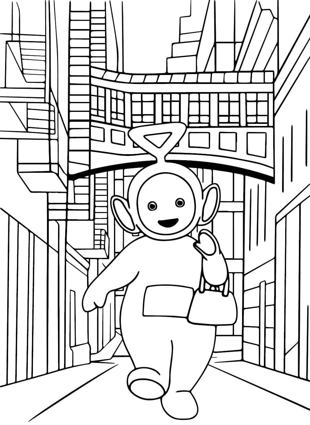 ระบายสี ทิงกี้วิงกี้ จากเทเลทับบี้ส์