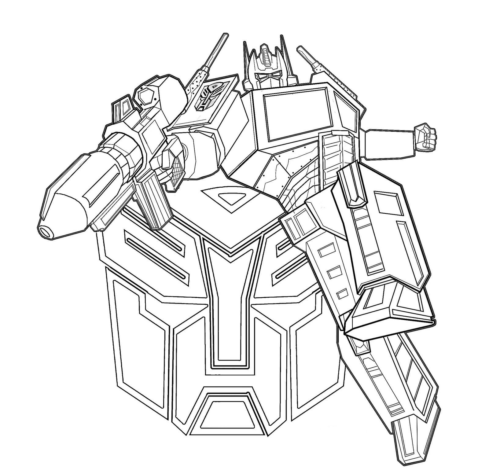 ระบายสี ทรานส์ฟอร์เมอร์ส ออพติมัส ไพรม์