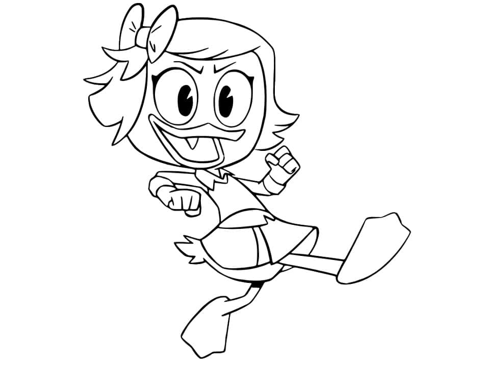 ระบายสี เวบบี้จาก ดั๊กเทลส์