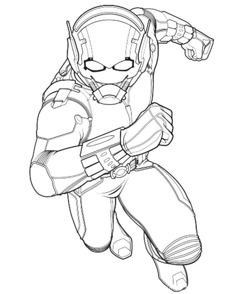 ระบายสี วิ่งแอนท์แมน