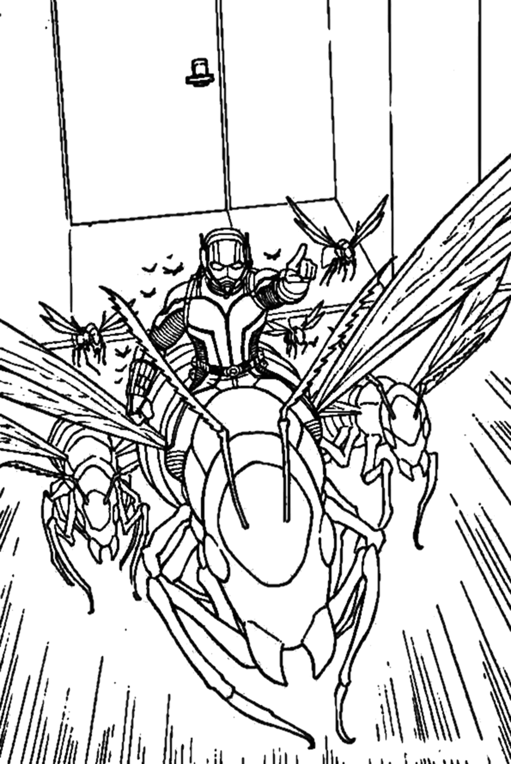 ระบายสี แอนท์แมนกับกายวิภาค