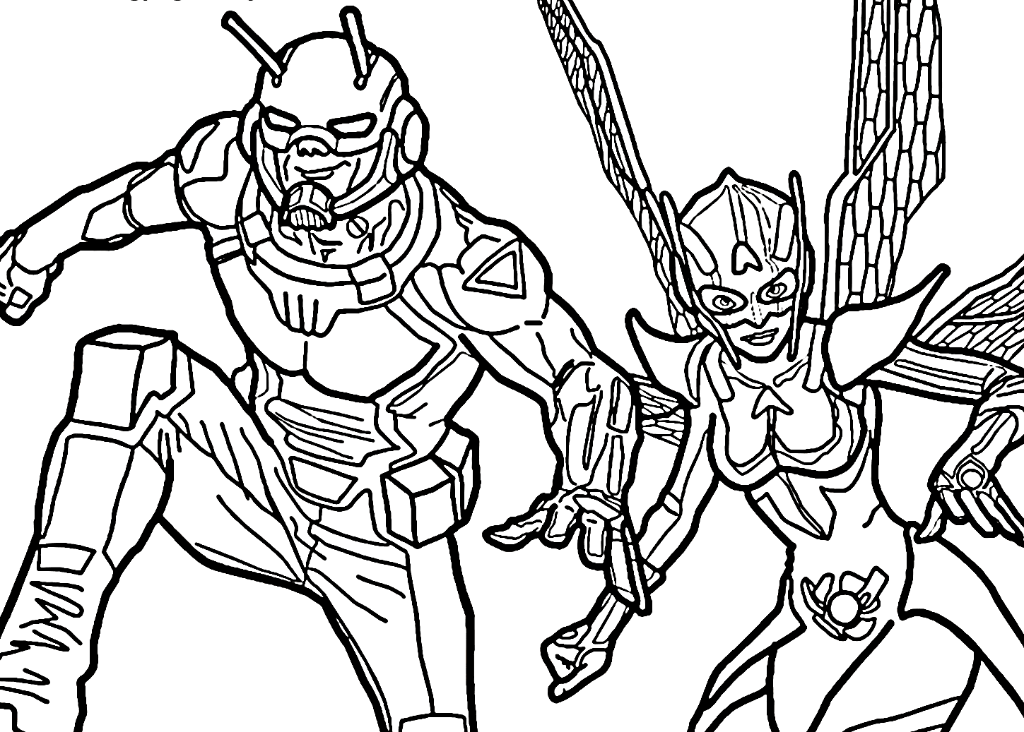 ระบายสี แอนท์แมนและวอสป์