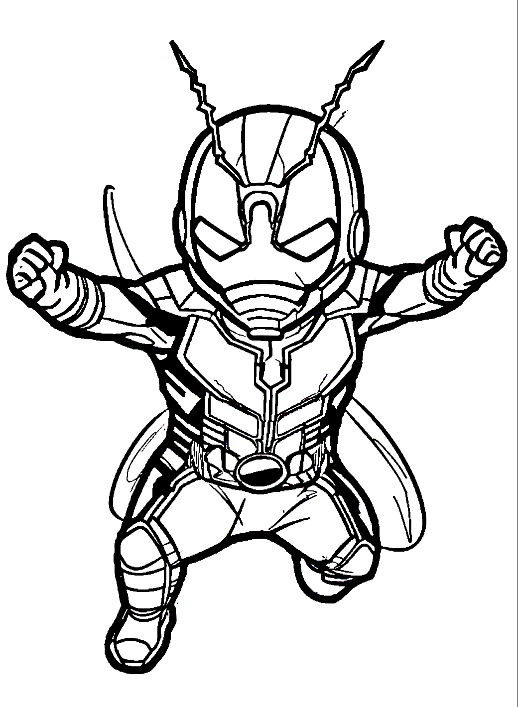 ระบายสี แอนท์แมนผู้แสนน่ารัก