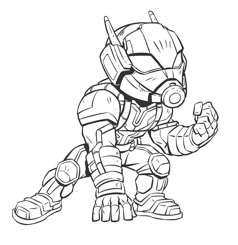 ระบายสี แอนท์แมนสุดน่ารัก