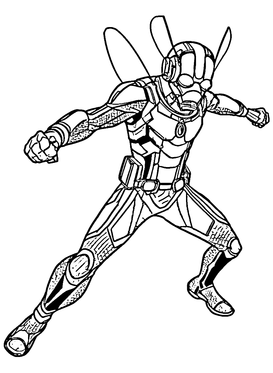 ระบายสี แอนท์แมนสุดยอด