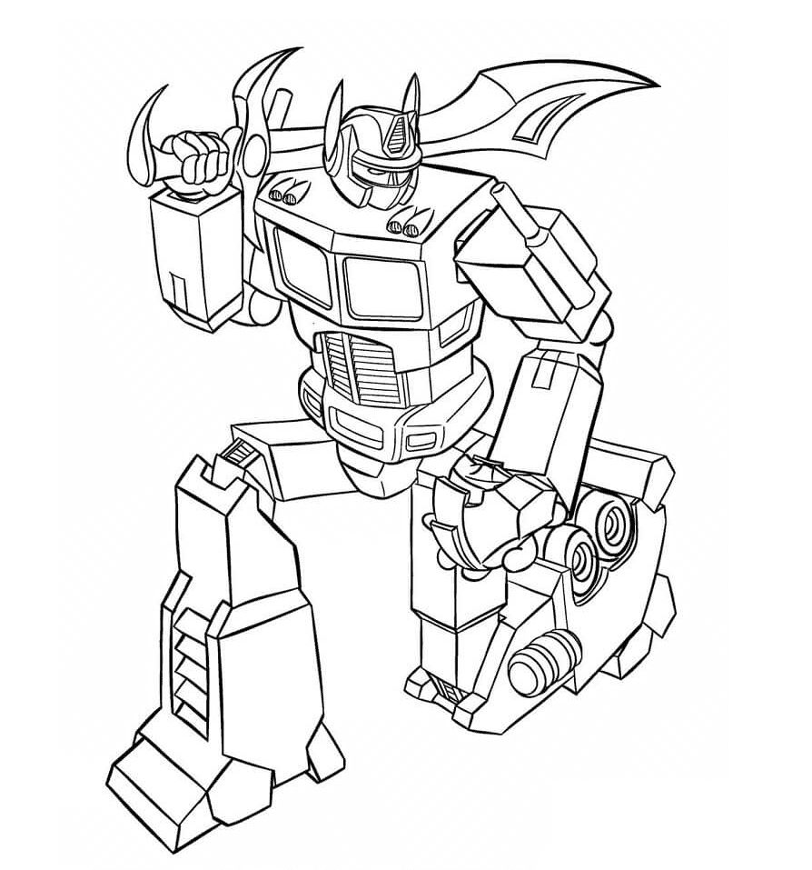 ระบายสี ออพติมัส ไพรม์ พร้อมดาบ