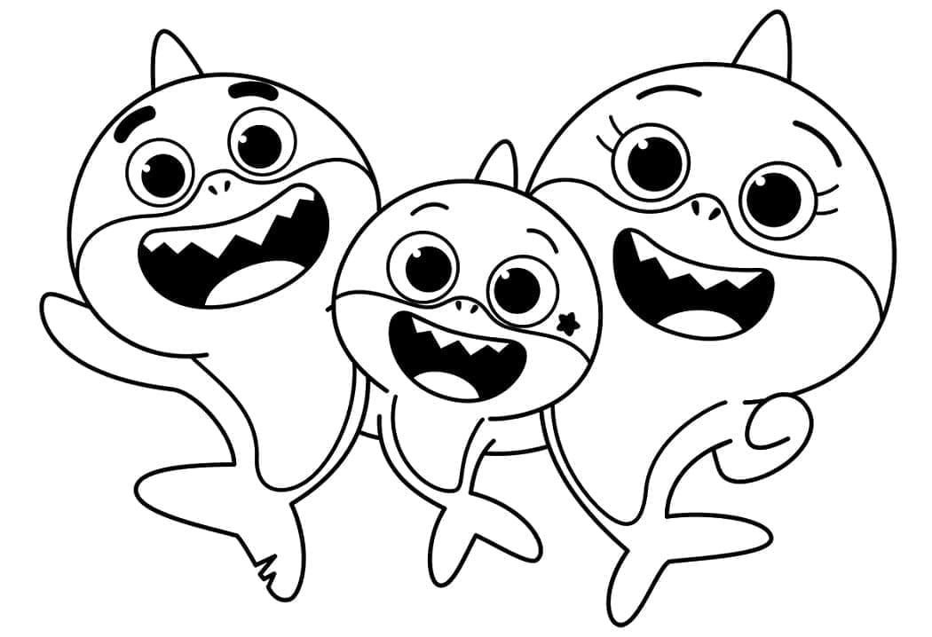 ระบายสี เบบี้ชาร์ค บิ๊กโชว์